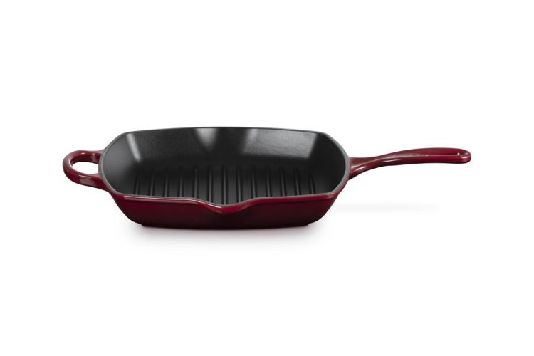 Le Creuset Grillit® vierkant 26cm Rhône Garnet (Rhône / Garnet) - Panache (Koksijde)