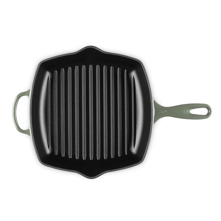 Le Creuset Skillet carré 26cm Thyme (Thyme) - Panache (Koksijde)