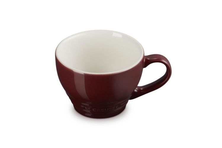 Le Creuset Grote Cappuccino Mok 400ml Rhône Garnet (Rhône / Garnet) - Panache (Koksijde)