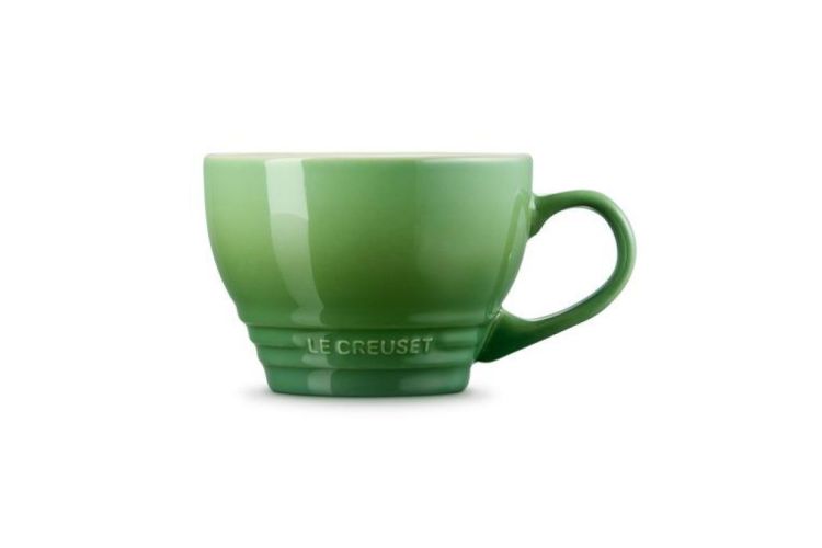 Le Creuset Grote Cappuccino Mok 400ml (Bamboo) - Panache (Koksijde)