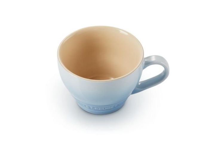 Le Creuset Grote Cappuccino Mok 400ml (Coastal blue) - Panache (Koksijde)