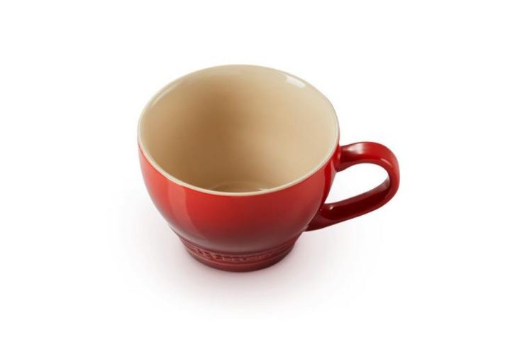 Le Creuset Grote Cappuccino Mok 400ml (Kersenrood) - Panache (Koksijde)