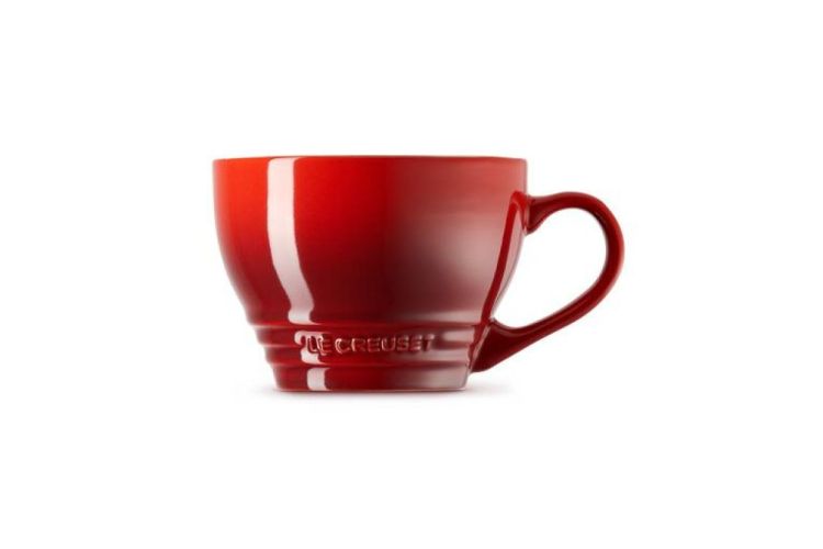 Le Creuset Grote Cappuccino Mok 400ml (Kersenrood) - Panache (Koksijde)