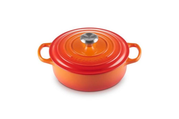 Le Creuset Lage stoofpan (Oranjerood) - Panache (Koksijde)