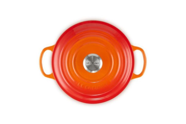 Le Creuset Lage stoofpan (Oranjerood) - Panache (Koksijde)