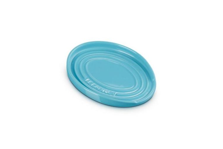 Le Creuset Lepelhouder ovaal 15cm Caribbean Blue (Caribbean Blue) - Panache (Koksijde)