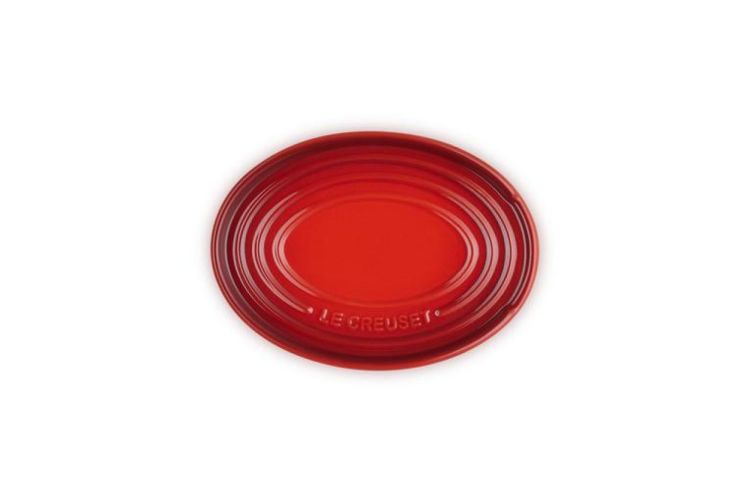 Le Creuset Repose-cuillère ovale (Kersenrood) - Panache (Koksijde)