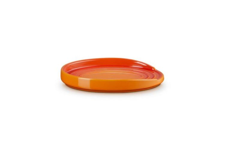 Le Creuset Repose-cuillère ovale 15cm Volcanique (Oranjerood) - Panache (Koksijde)