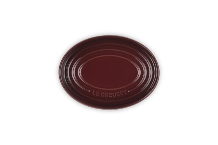 Le Creuset Lepelhouder ovaal 15cm Rhône Garnet (Rhône / Garnet) - Panache (Koksijde)