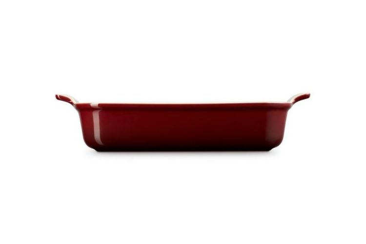 Le Creuset Plat rectangulaire 32cm Rhône Garnet (Rhône / Garnet) - Panache (Koksijde)