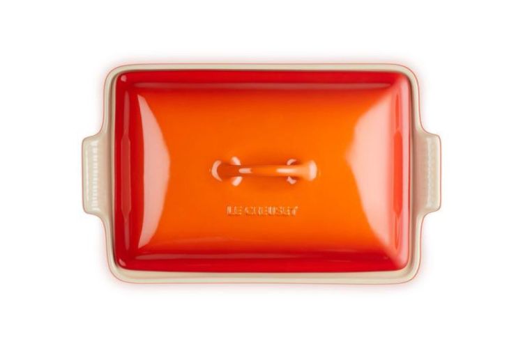 Le Creuset Plat rectangulaire Héritage 33cm (Oranjerood) - Panache (Koksijde)