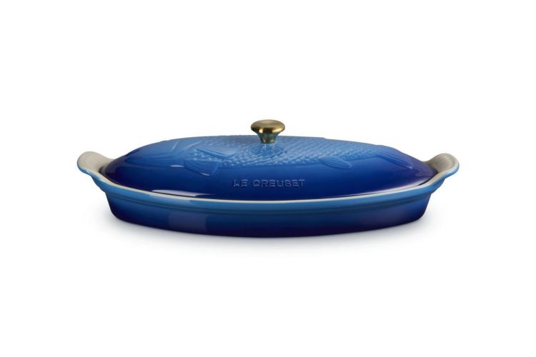 Le Creuset Ovenschaal 'Vis' Azure (Azure) - Panache (Koksijde)