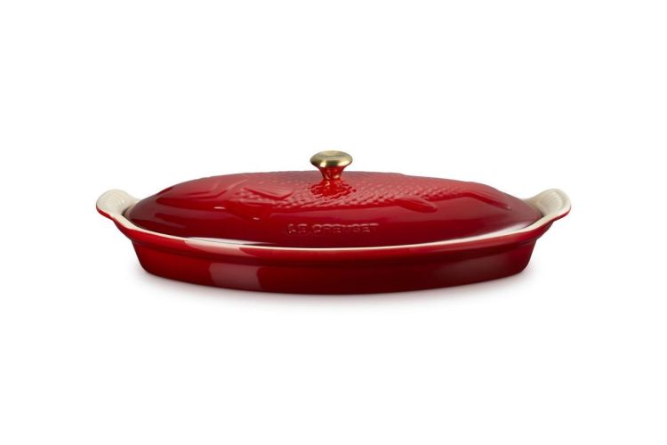 Le Creuset Ovenschaal 'Vis' Kersenrood (Kersenrood) - Panache (Koksijde)