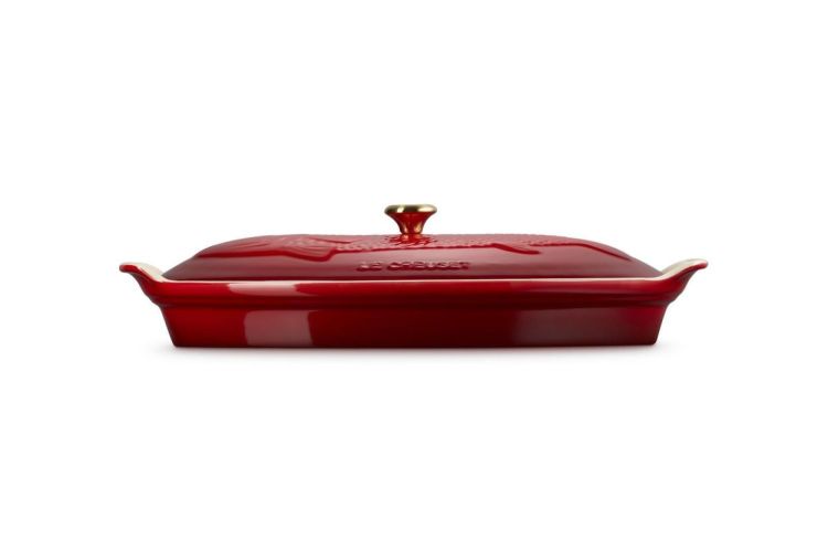 Le Creuset Ovenschaal 'Vis' Kersenrood (Kersenrood) - Panache (Koksijde)