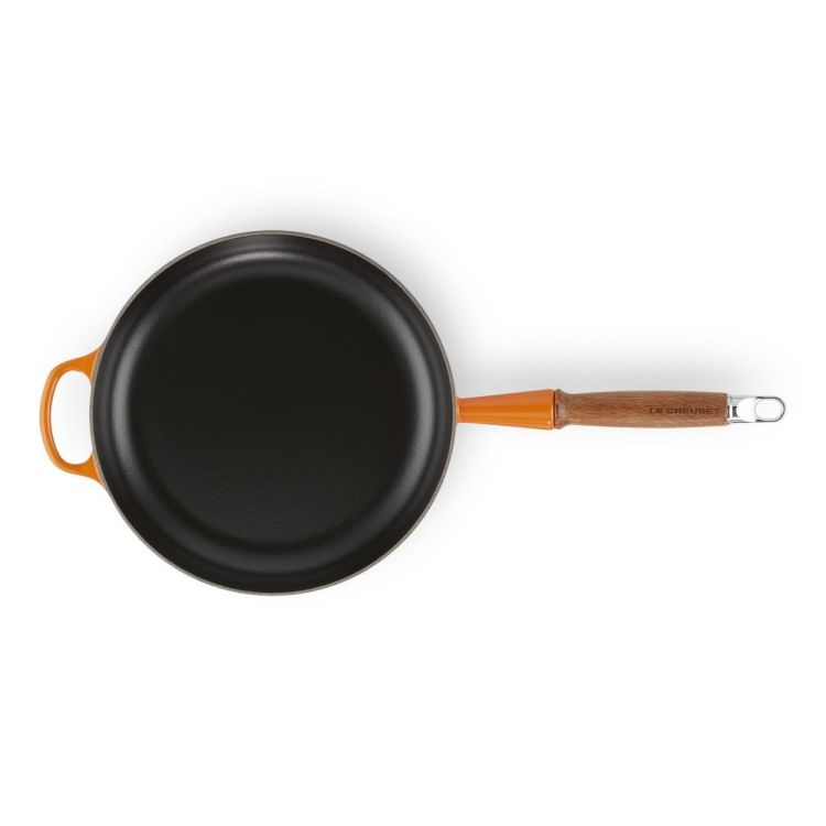 Le Creuset Poêle avec manche en bois (Oranjerood) - Panache (Koksijde)