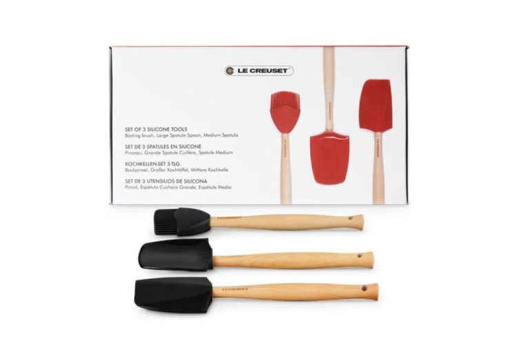 Le Creuset Premium Set 3 spatels (Zwart) - Panache (Koksijde)