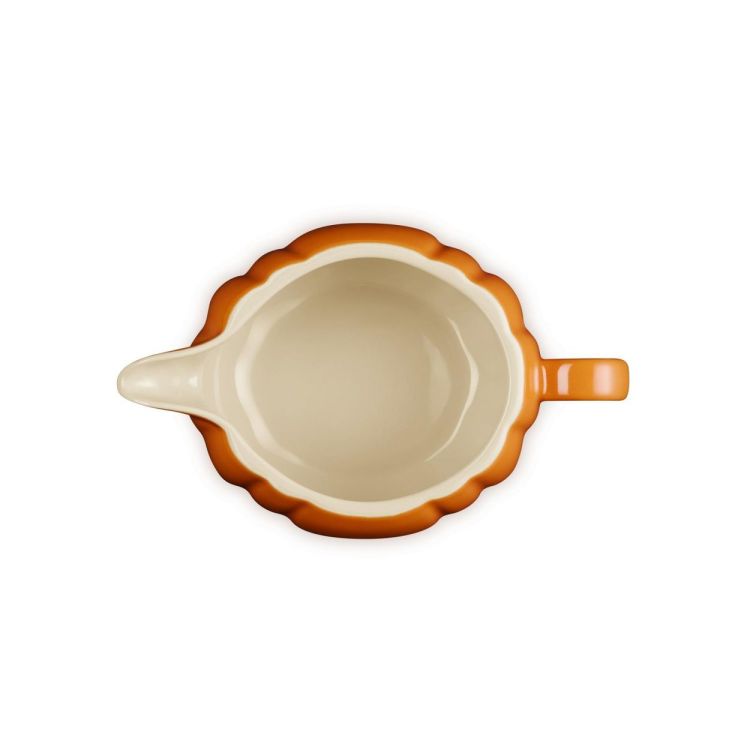 Le Creuset Sauskom 'Pompoen' Oranjerood (Oranjerood) - Panache (Koksijde)