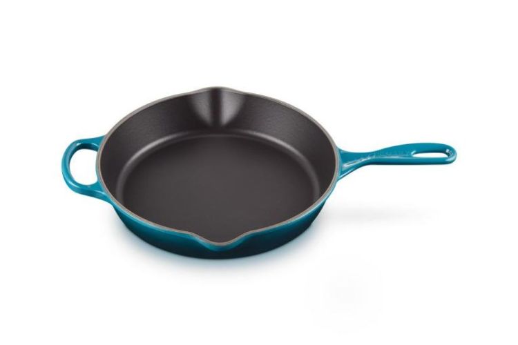 Le Creuset Skillet hoog rond 26cm (Deep Teal) - Panache (Koksijde)