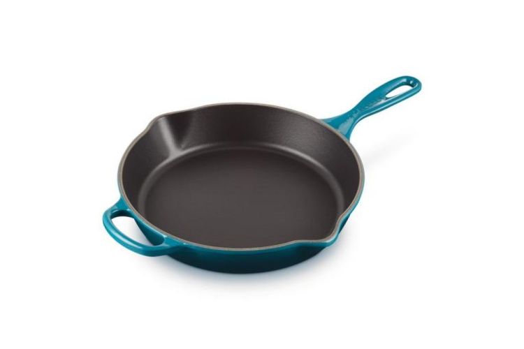 Le Creuset Skillet hoog rond 26cm (Deep Teal) - Panache (Koksijde)