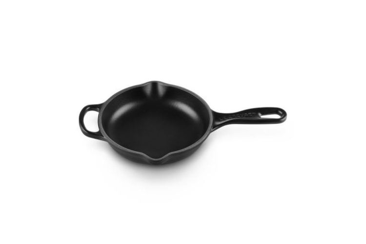 Le Creuset Skillet rond 16cm (Mat zwart) - Panache (Koksijde)