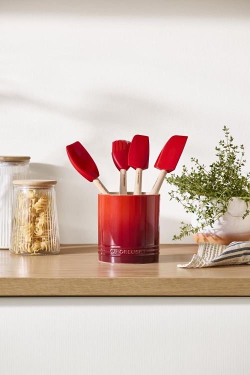 Le Creuset Spatelpot signature 1.1l (Kersenrood) - Panache (Koksijde)