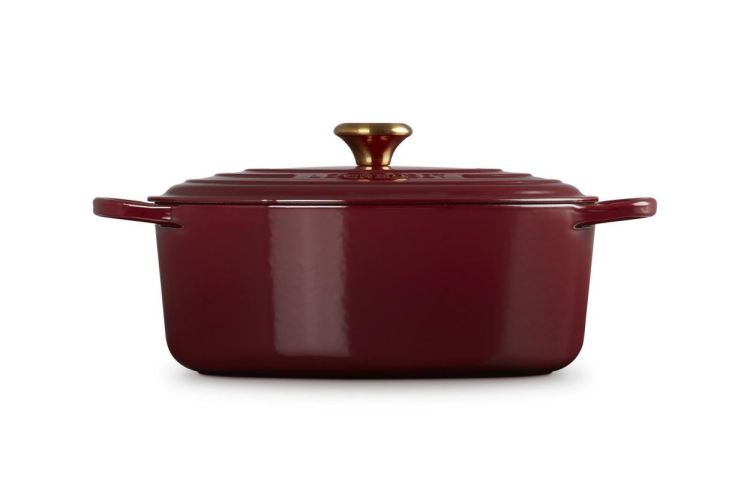 Le Creuset Stoofpan ovaal 31cm Rhône Garnet (Rhône / Garnet) - Panache (Koksijde)