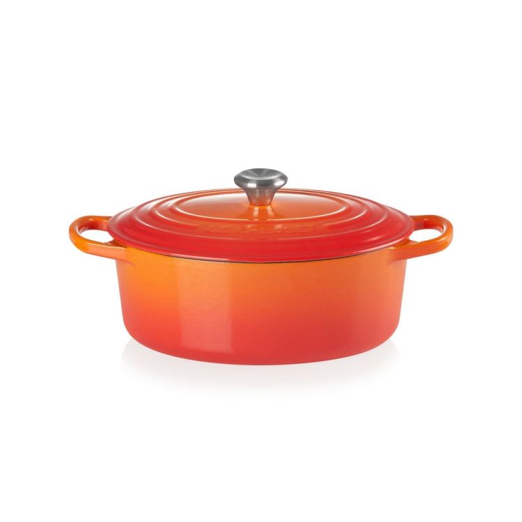 Le Creuset Stoofpan ovaal (Oranjerood) - Panache (Koksijde)