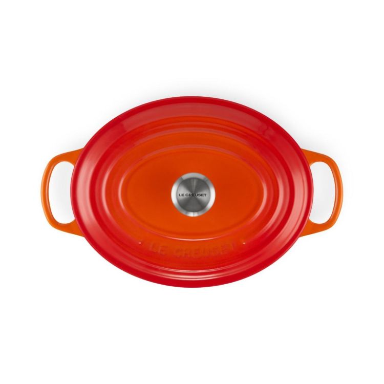 Le Creuset Stoofpan ovaal (Oranjerood) - Panache (Koksijde)