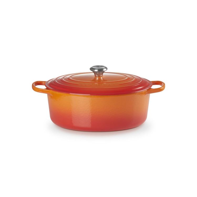 Le Creuset Stoofpan ovaal (Oranjerood) - Panache (Koksijde)