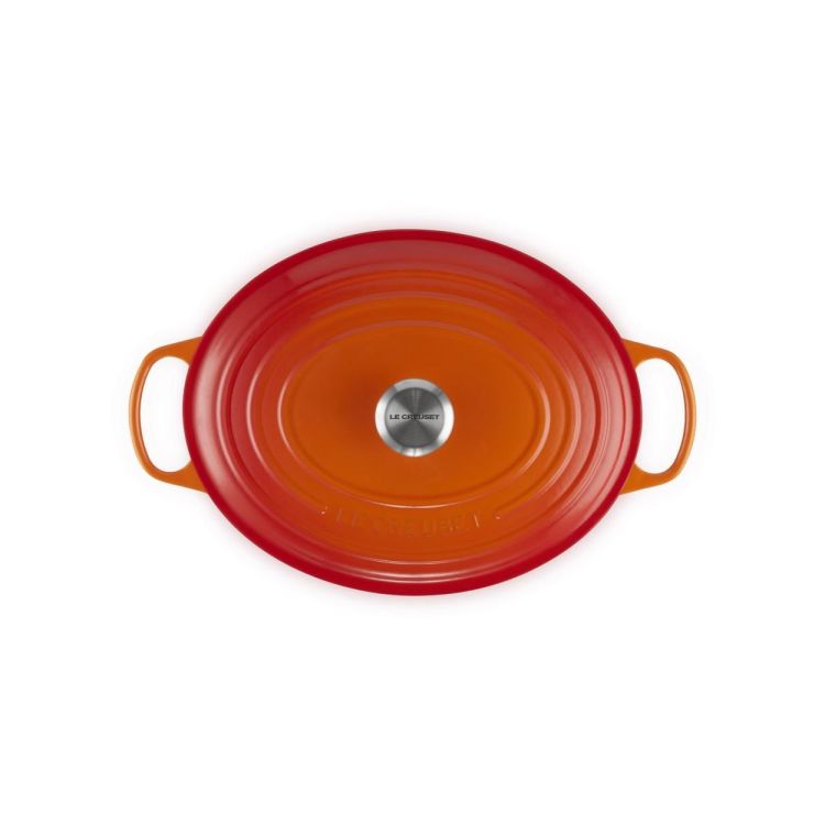 Le Creuset Stoofpan ovaal (Oranjerood) - Panache (Koksijde)