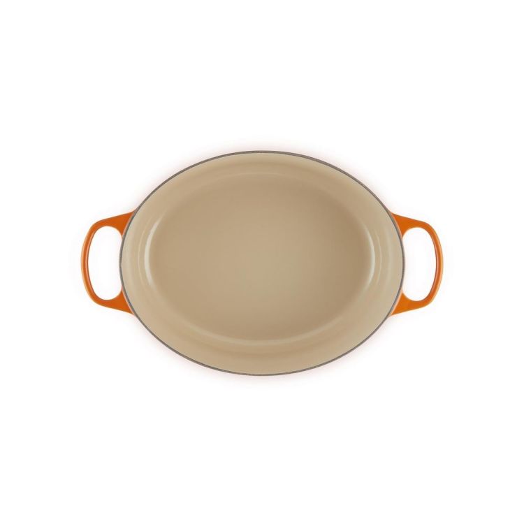 Le Creuset Stoofpan ovaal (Oranjerood) - Panache (Koksijde)