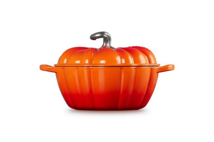 Le Creuset Stoofpan Pompoen 24cm (Oranjerood) - Panache (Koksijde)