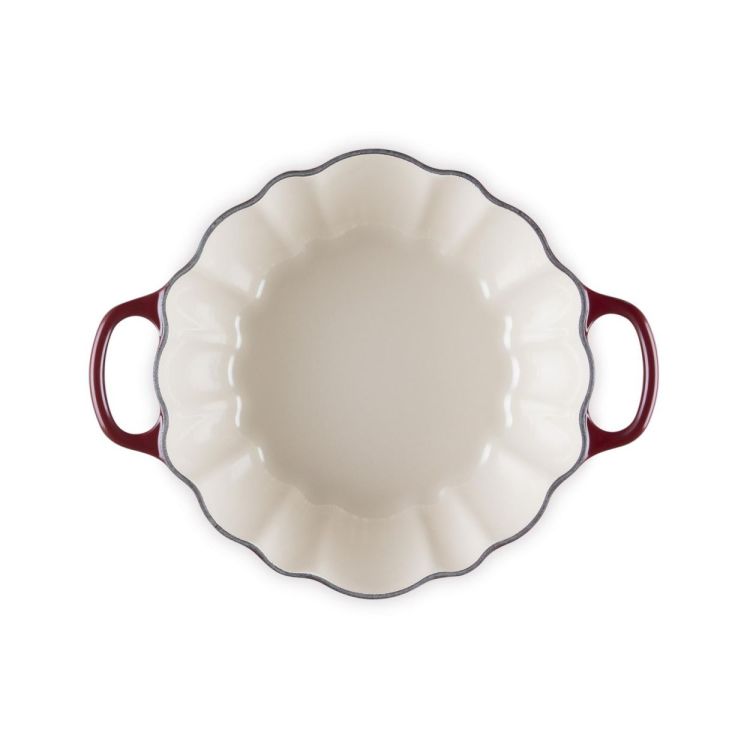 Le Creuset Stoofpan 'Pompoen' 24cm Rhône Garnet (Rhône / Garnet) - Panache (Koksijde)