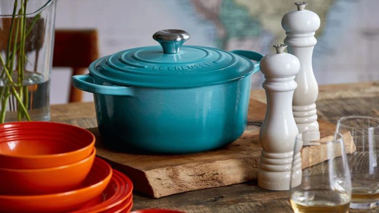 Le Creuset Stoofpan rond 20cm Caribbean Blue (Caribbean Blue) - Panache (Koksijde)