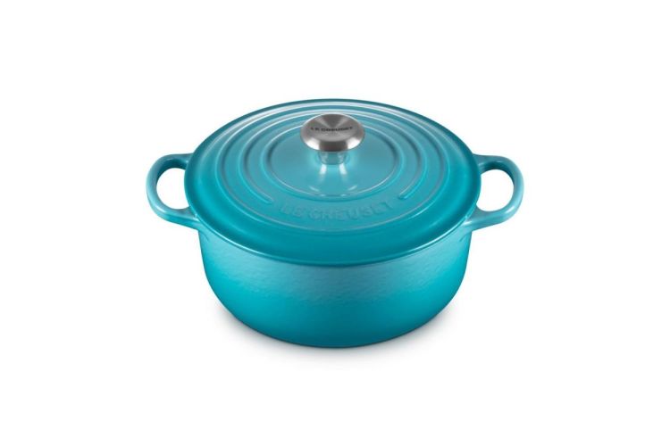 Le Creuset Stoofpan rond 20cm Caribbean Blue (Caribbean Blue) - Panache (Koksijde)