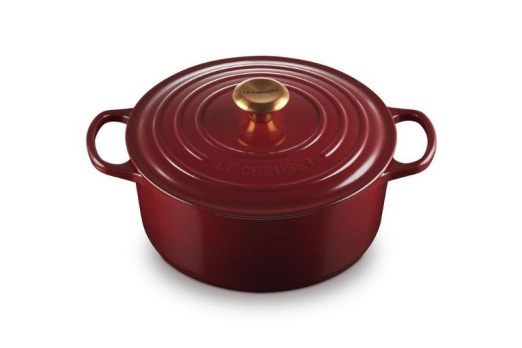 Le Creuset Stoofpan rond 22cm Rhône Garnet (Rhône / Garnet) - Panache (Koksijde)