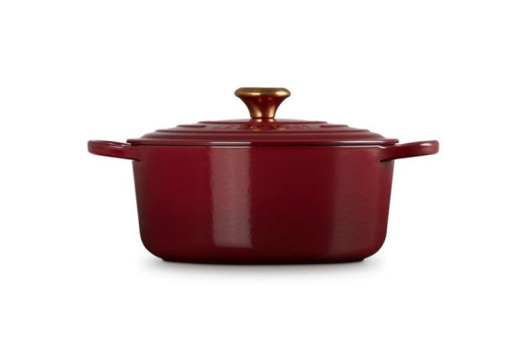 Le Creuset Stoofpan rond 22cm Rhône Garnet (Rhône / Garnet) - Panache (Koksijde)