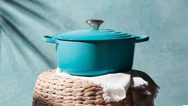 Le Creuset Stoofpan rond 24cm Caribbean Blue (Caribbean Blue) - Panache (Koksijde)