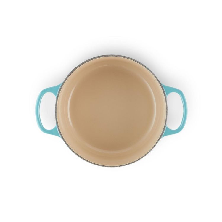 Le Creuset Stoofpan rond 24cm Caribbean Blue (Caribbean Blue) - Panache (Koksijde)