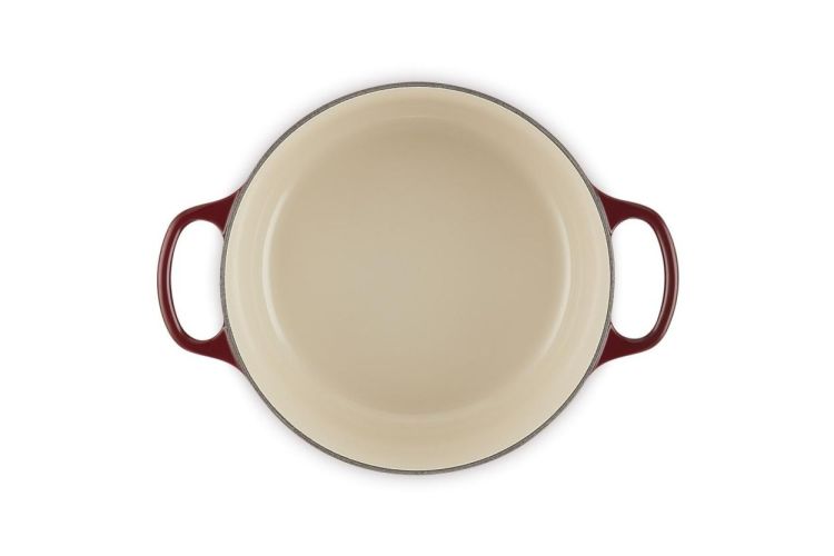 Le Creuset Stoofpan rond 24cm Rhône Garnet (Rhône / Garnet) - Panache (Koksijde)