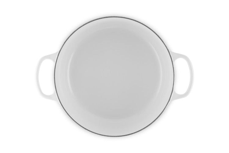 Le Creuset Stoofpan rond 28cm White (White) - Panache (Koksijde)