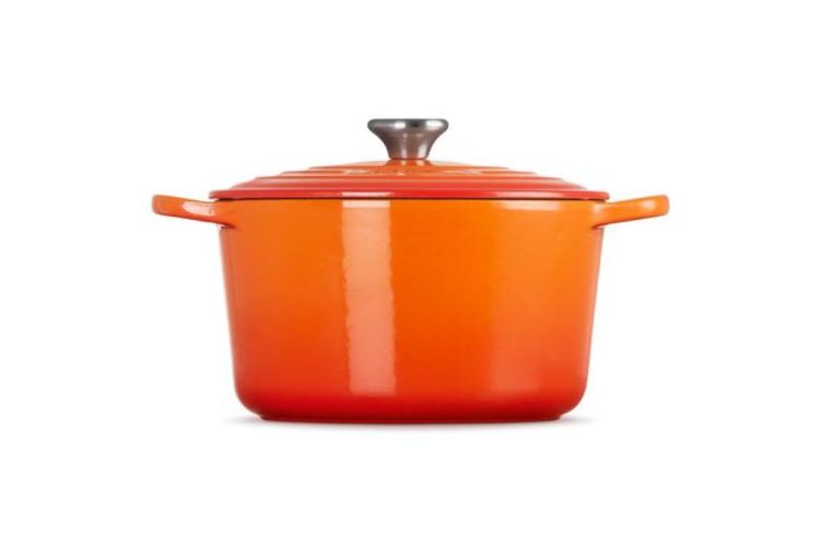 Le Creuset Stoofpan rond hoog 5l 24cm Oranjerood (Oranjerood) - Panache (Koksijde)