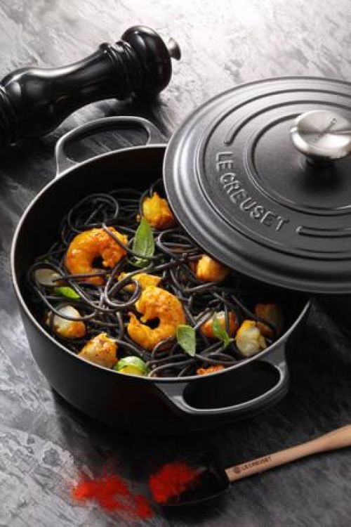 Le Creuset Cocotte ronde (Mat zwart) - Panache (Koksijde)