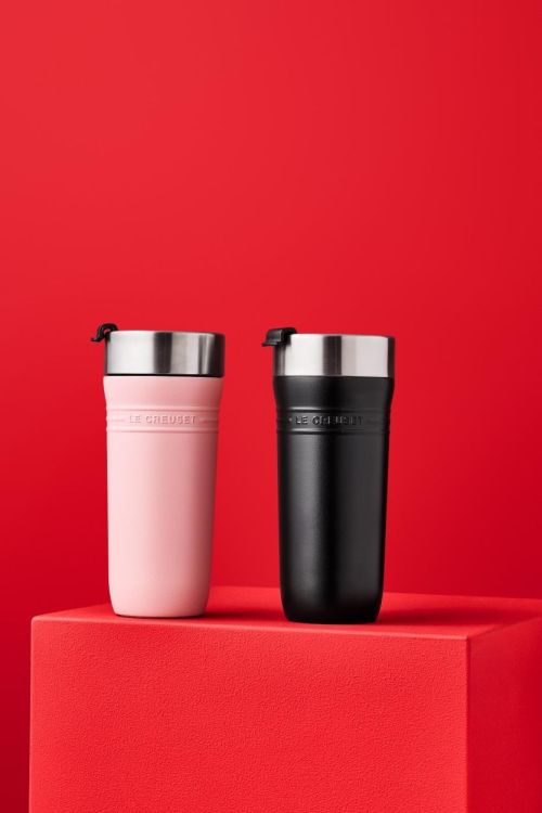 Le Creuset Mug de Voyage Noir Mat 350ml On The Go (Mat Zwart) - Panache (Koksijde)