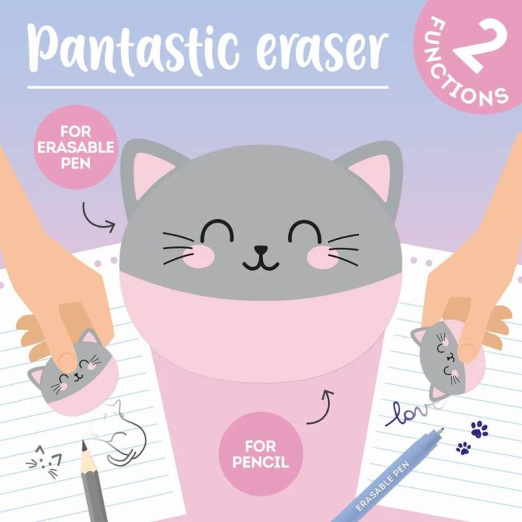 Legami Gomme 2-en-1 Kitty (Multi) - Panache (Koksijde)