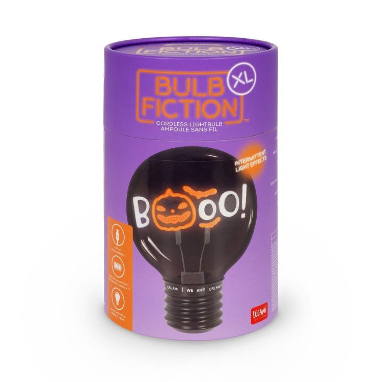 Legami Lampe d’ambiance Bulb Fiction XL Pumpkin Booo (Zwart) - Panache (Koksijde)