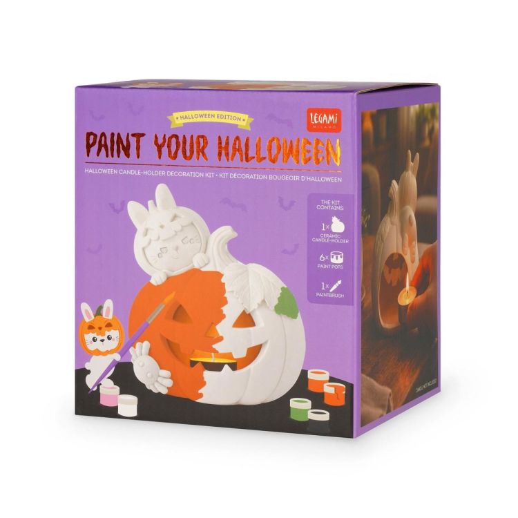 Legami Kaarsenhouder schilderkit - Paint Your Halloween (Multi) - Panache (Koksijde)