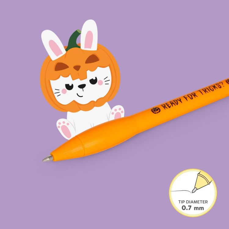 Legami Stylo lumineux Pumpkin Bunny - Writing is Magic (Oranje) - Panache (Koksijde)