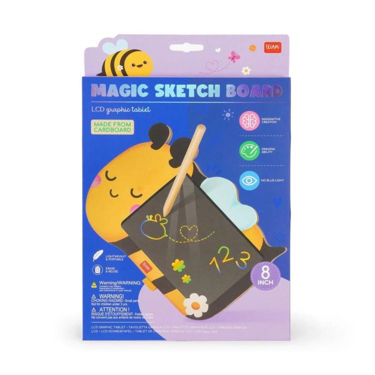 Legami Magic Sketch Board - Schrijf- en tekentablet - Bee (Multi) - Panache (Koksijde)