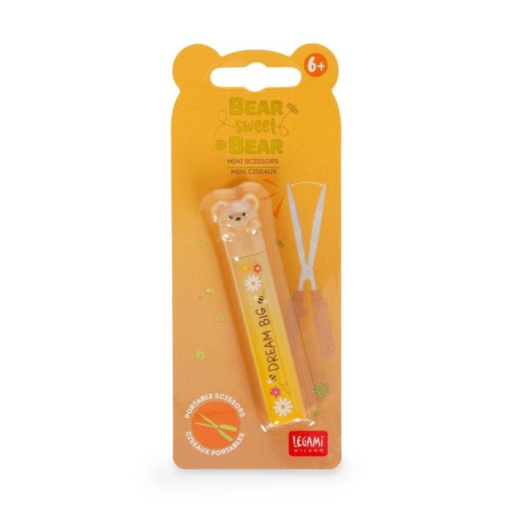 Legami Mini ciseaux dans leur étui Teddy Bear (Multi) - Panache (Koksijde)